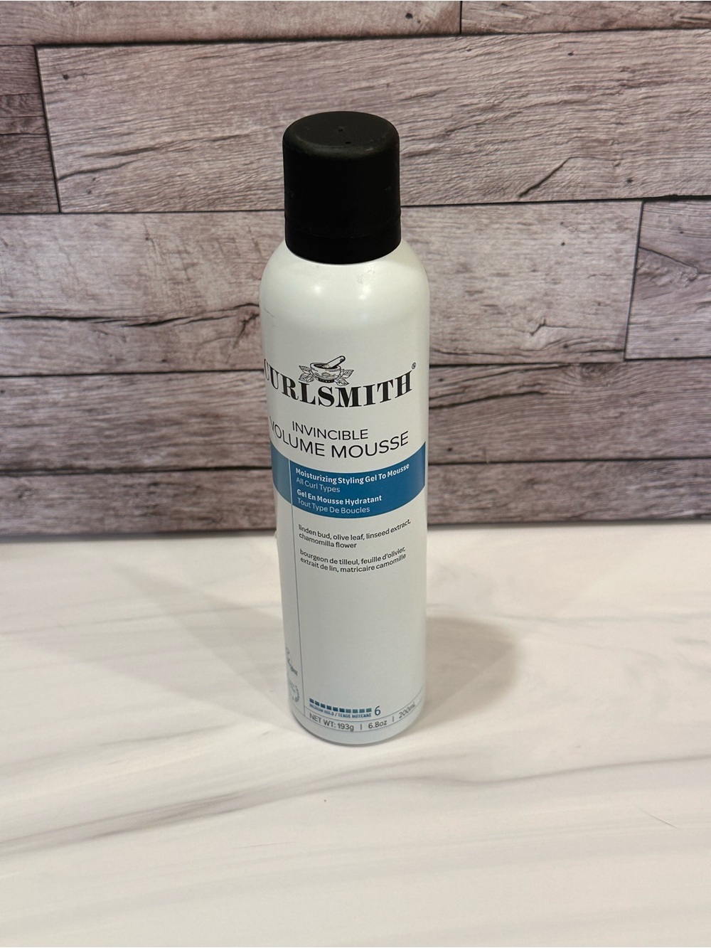Curlsmith Invincible Volume Mousse Moisturizing Gel To Mousse Styling Foam 6.8oz